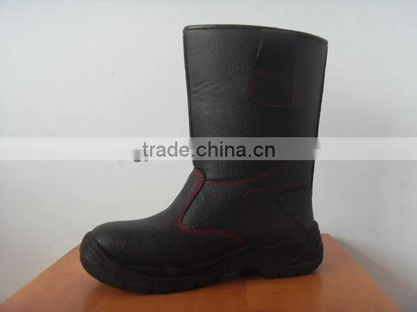 PU steel toe cap safety work boots safety shoe price