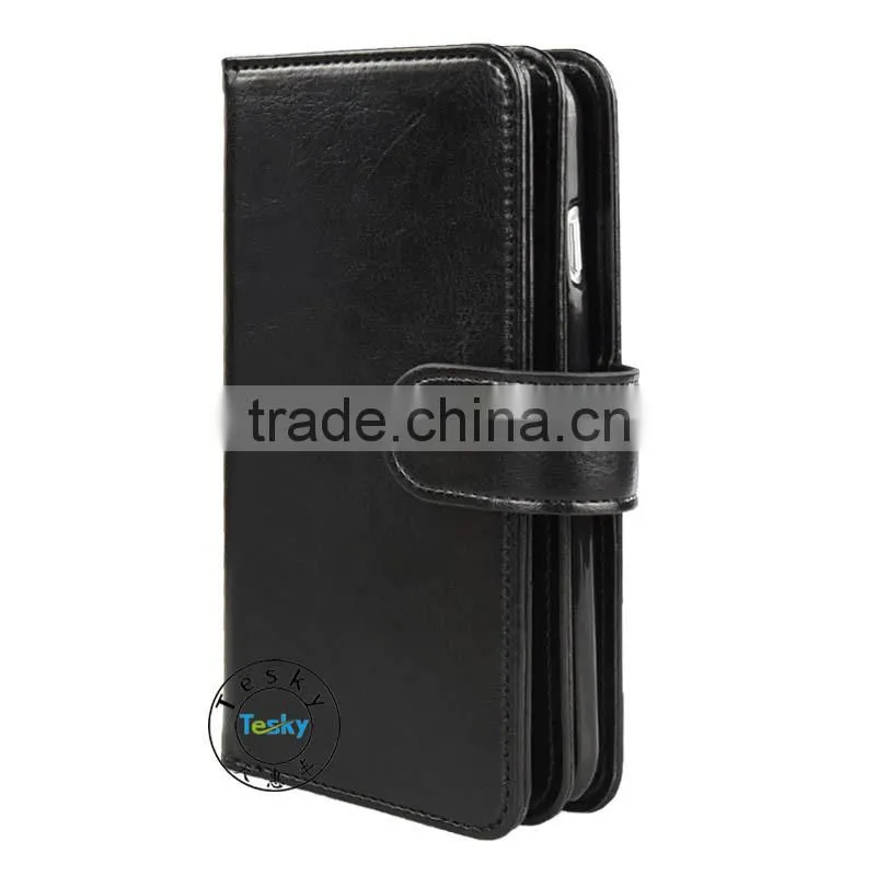 Wholesale high quality wallet leather case for iphone 6