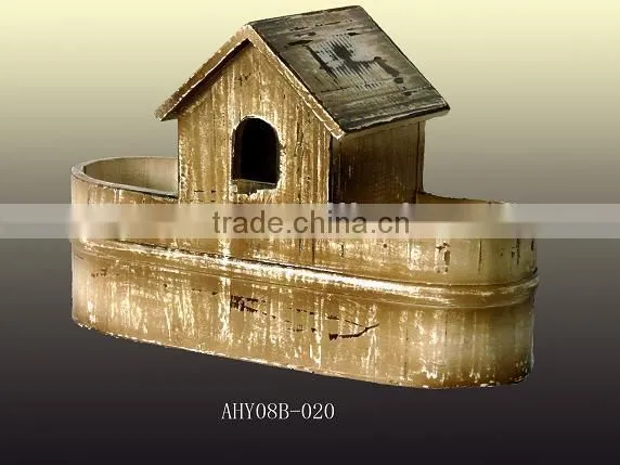 French style eco-friendly wooden birdcage for home deco