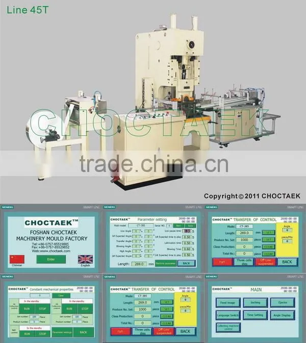 IVC aluminium foil container mold with two cavities
