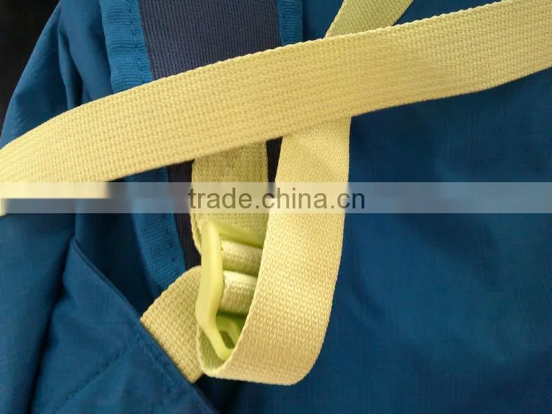 Binding webbing of baggage accessories for making bags