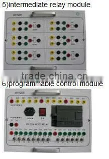 Hydraulic trainer,pneumatic trainer,XK-QDYY1A PLC control double side hydraulic and pneumatic transmission equipment
