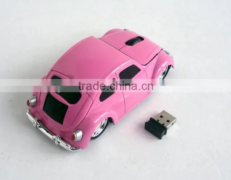 Promotional Gift Car Shaped Novelty Wireless Mouse with LED Lamp