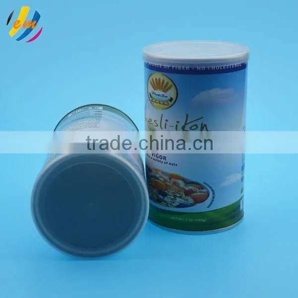 High quality composite paper canister with foil liner