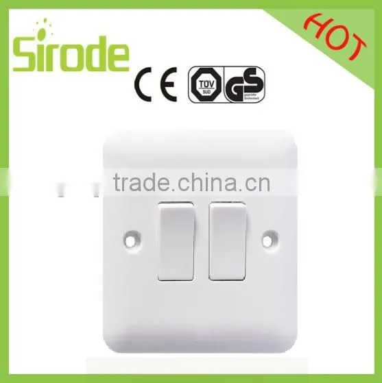 BS Standard bakelite 20A DP switch socket for water heater