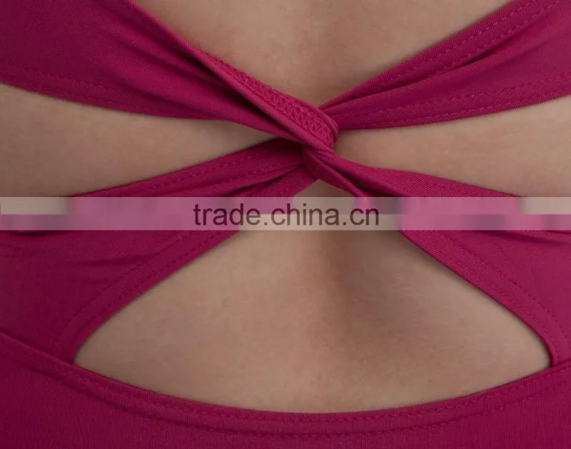 Ladies twist back camisole ballet leotards BL913