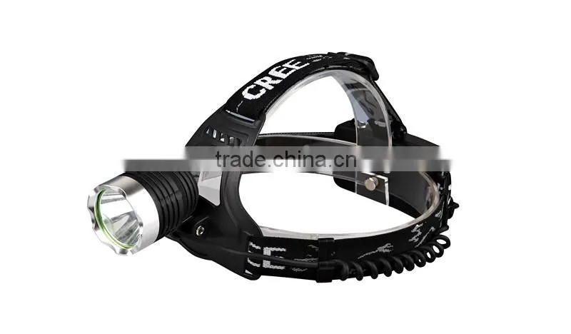 Waterproof Outdoor Usage 500 Lumens High Power Xml T6 Led Headlamp 3 Mode Led Headlamp Rechargeable Led Headlamp