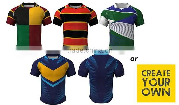 Design your own rugby jersey stripe multicolor