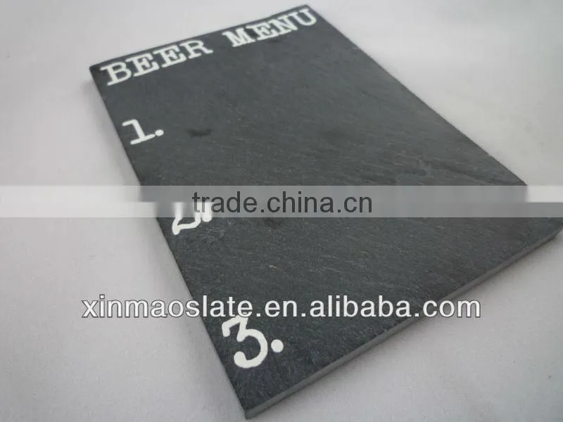 factory direct print laser or slate memo board slate chalk board