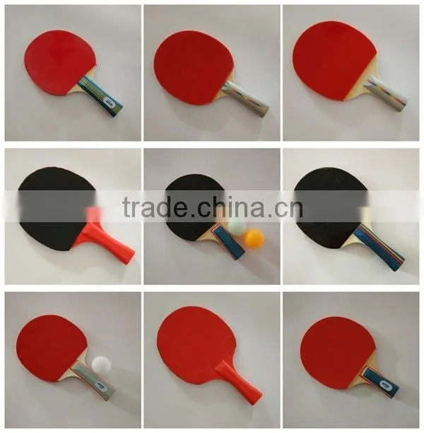 Professional One Piece Table Tennis Racket For Short Handle