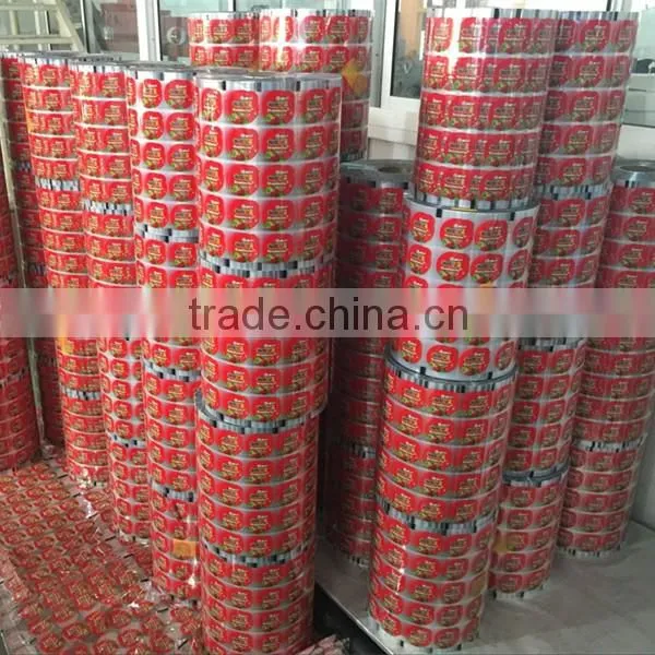 2016 high quality laminated plastic material jelly sealing lidding film
