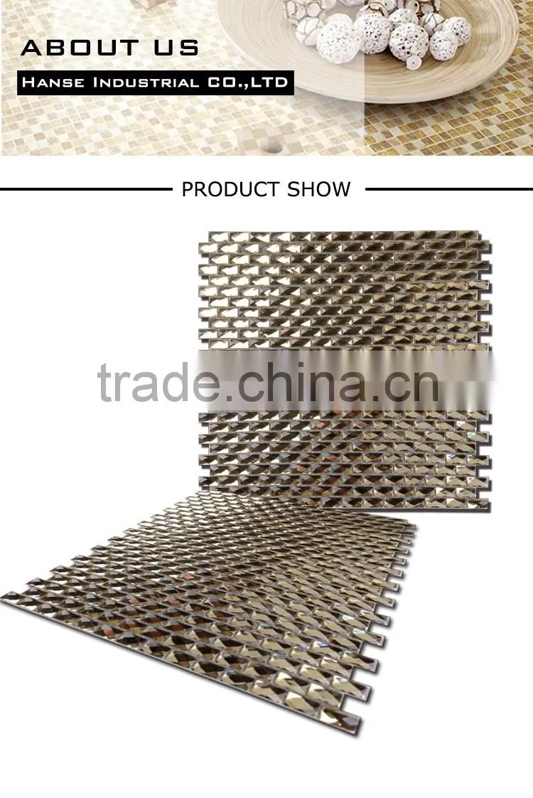 JRV838 300X300MM stained glass for mosaic panel glass art tile