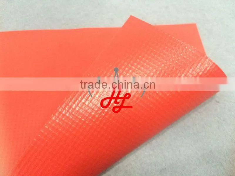 PVC coated polyester tarpaulin tent fabric