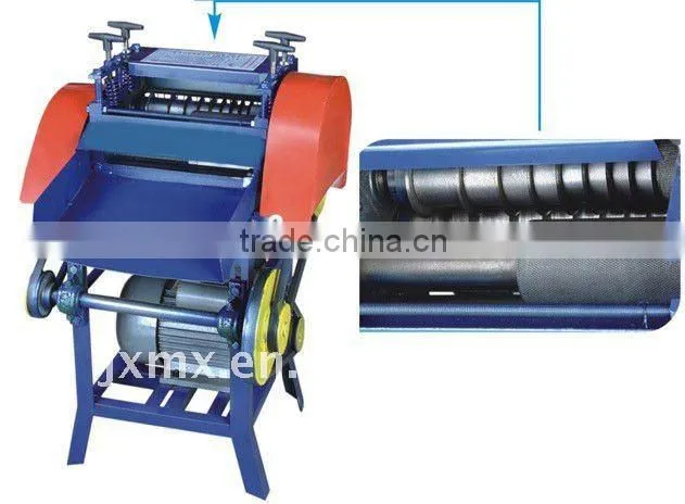 Waste Cable Wire Stripping Machine With Optical Cable Stripper for sale