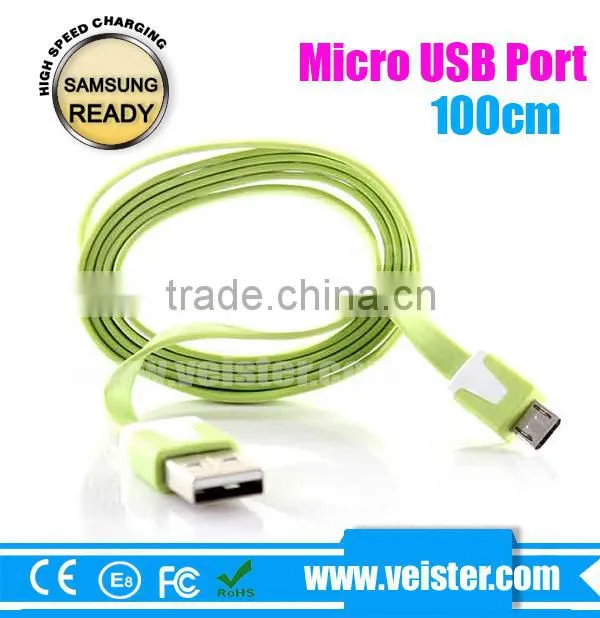 flat mini two side usb cable