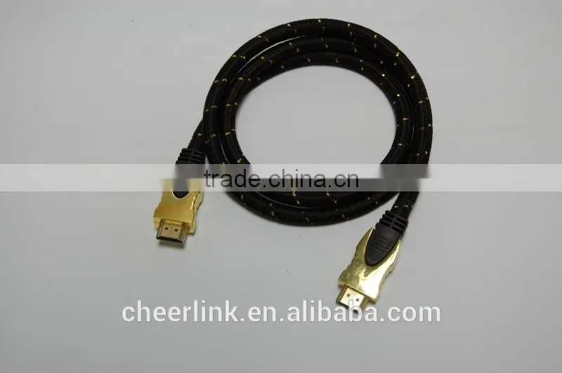 Capable beyond 1080p to 2160p Gold Plated Connectors hdmi cable v1.4 2.0v