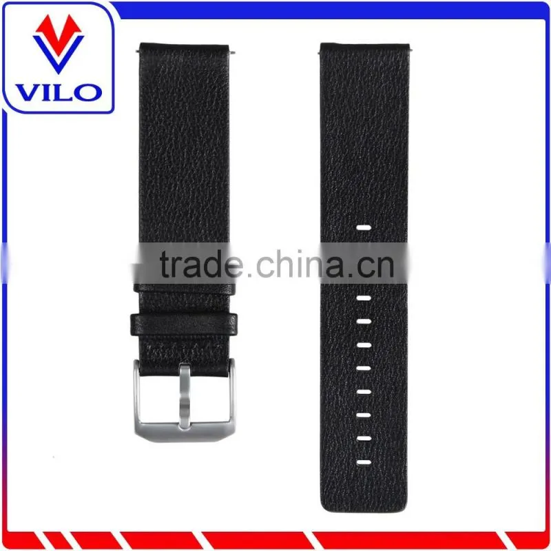 Genuine Leather Replacement Watch Strap Wrist Band+Metal Frame For Fitbit Blaze