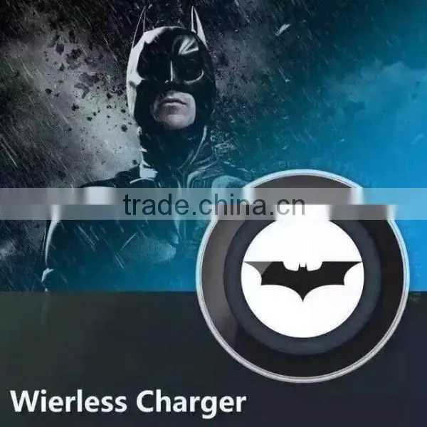 For samsung S6 edge QI wireless charger, for Samsung S6 edge Avengers edition Wireless charging pad Captain America Shield