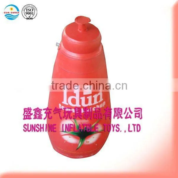 Inflatable bowling tumbler for promotion