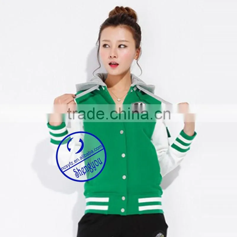 2015 new style baseball&softball wear, baseball jacket hoodie, custom college hoodies