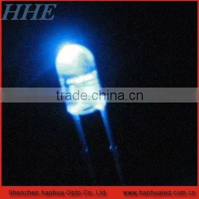 470nm blue led 3mm round type under 20mA