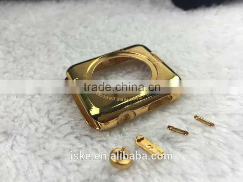 Best Quality Mirror Gold Housing for Apple Watch , Gold Plating Housing for Apple Watch
