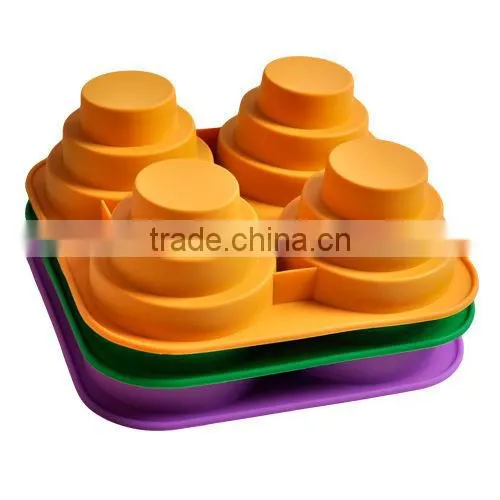 Food grade colorful silicone Kitchenware /cake mold/kitchen tools