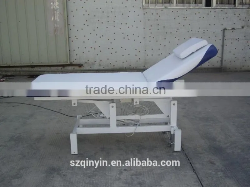 Fashion beauty salon PU/PVC up-down spa electric facial bed