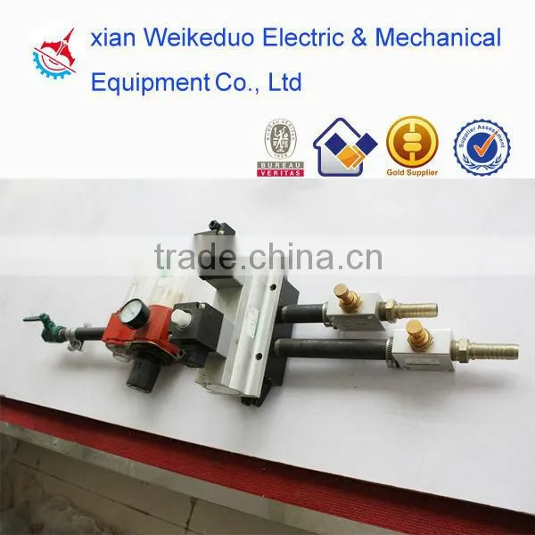 pneumatic system for snap shear machine