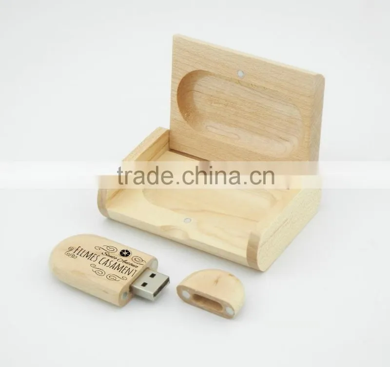 8GB-16GB Capacity and Rectangle,Stick Style laser engraving logo 1gb flash drive wooden usb 2.0 custom flash stick