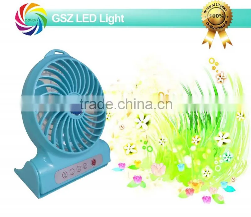 18650 lithium battery operated mini usb spocket rechargeable fan