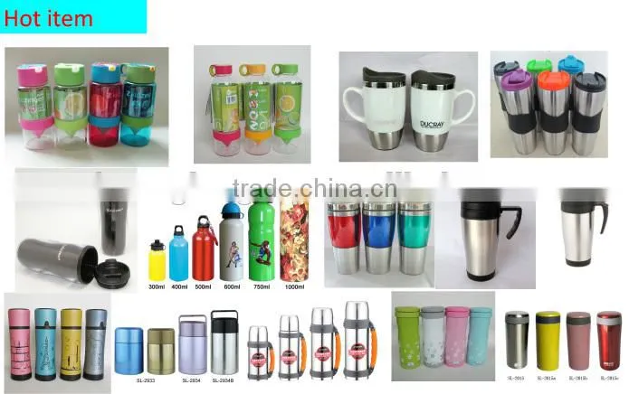 1.0,1.2,1.5,1.8L stainless steel travel hot pot,silicone travel bottles