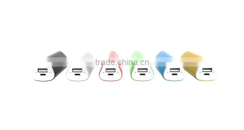 2600mah Square Shape power bank portable external battery charger