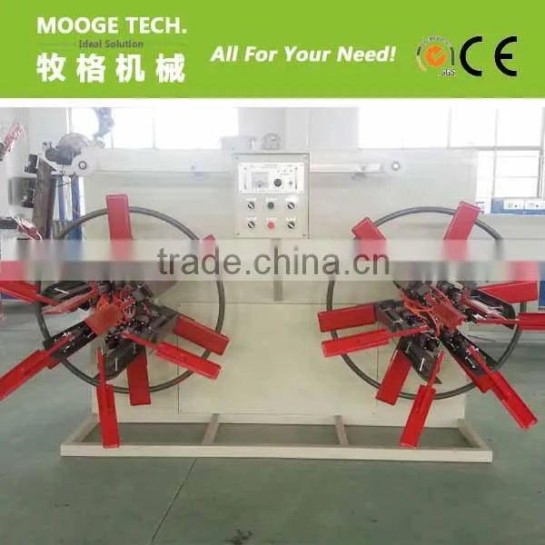 Plastic pipe winding machine