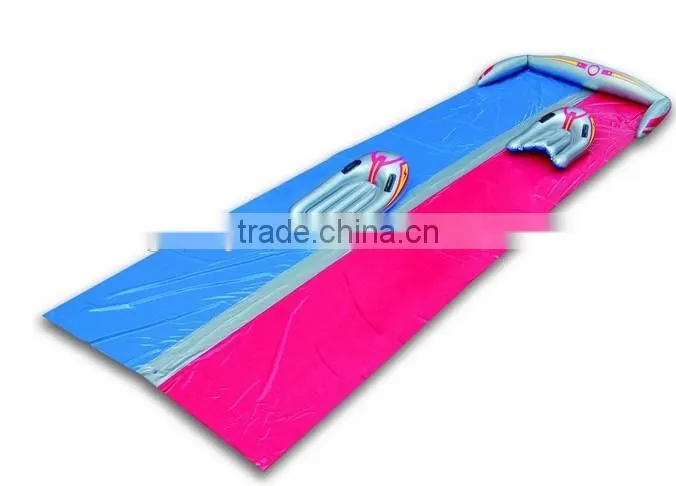 inflatable plastic water park giant slip and slide