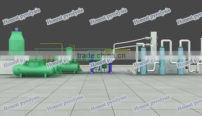 2016 Best Sale Waste Engine Oil Continuous Oil Distillation Equipment Manufaction