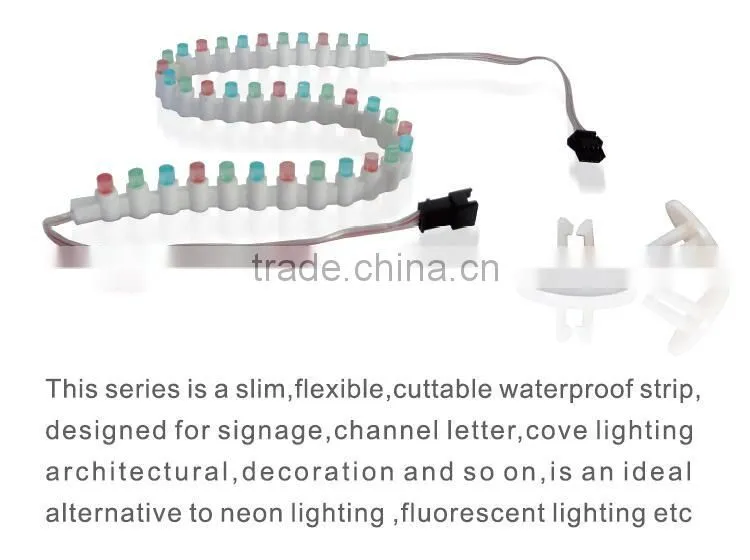 Silm cuttable Waterproof RGB 2.2W/M DC12 Flexible Led Strip light