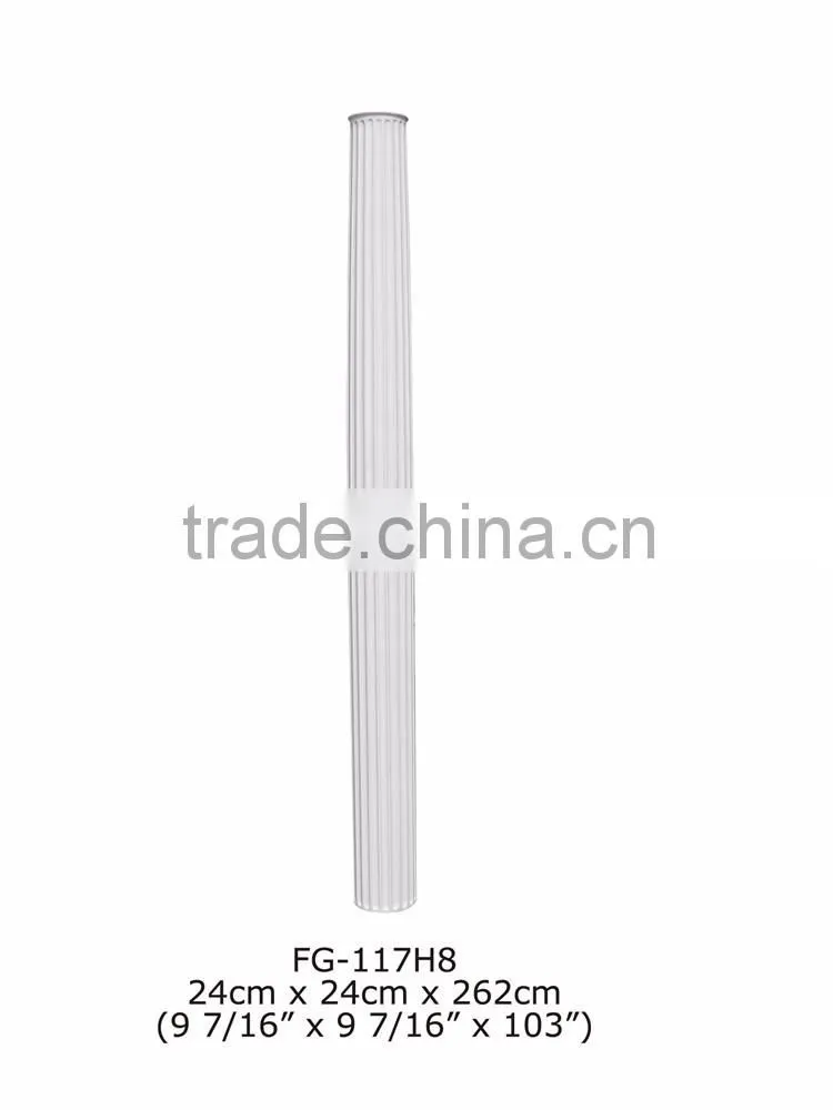 2016 High Quality Good price beautiful polystyrene Crown roman column for sale