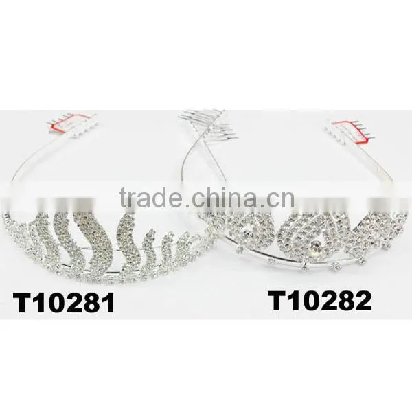 bridal rhinestone tiara wedding hair bridal crown