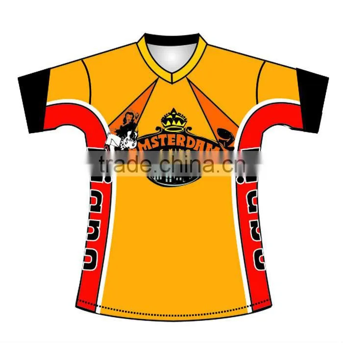 2015 Colorful Sublimated Rugby Jersey Custom Cheap Rugby Jersey