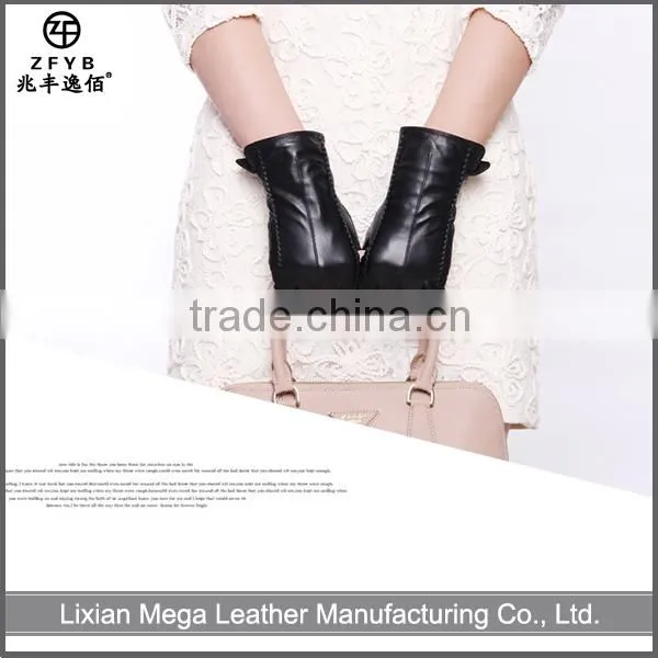2015 Hot Sale Low Price peccary leather gloves