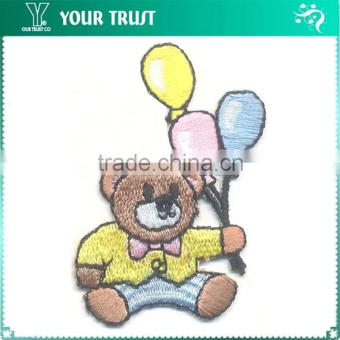 Black Grey Fluff Koala Iron-on Custom Embroidery Badge Patches
