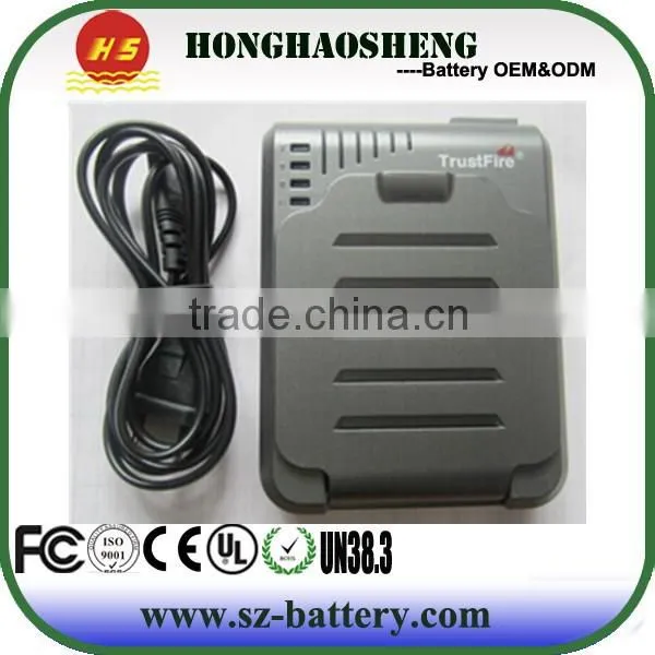 charger high quality 4 channels trustfire charger rechargeable li-ion batteries Trustfire TR003