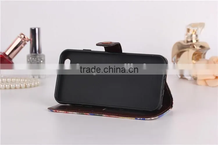 Cheapest price for iphone 6 leather case wallet flower case