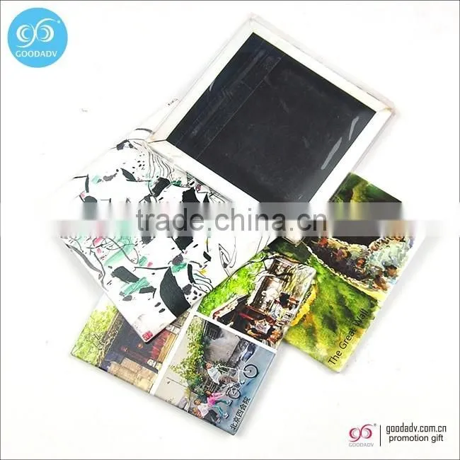 Christmas decor metal souvenir refrigerator magnet tinplate fridge magnet