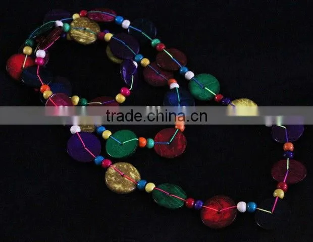 Hot Sale Fashionable National Features Colorful Necklace