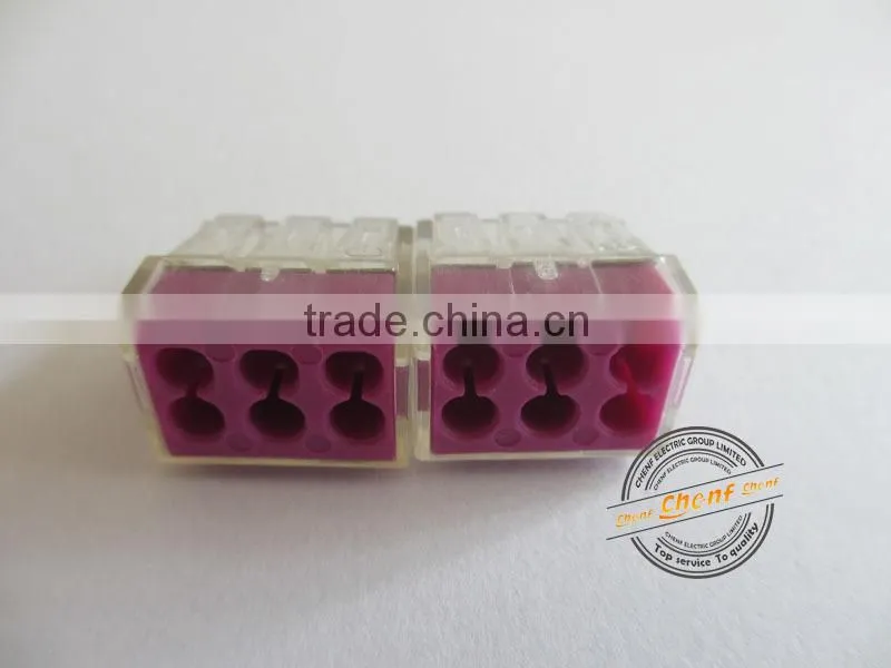 High Quality Push-in 6 Pins Wire Connector For Building