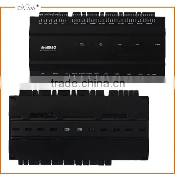 Control 4 doors one way fingerprint control panel access controller free sdk multi-Card opening automatic door control board