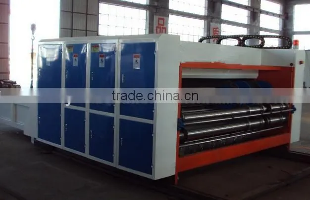 Semi-automatic Carton Box Flexo Printing Slotter Die Cutter Machinery