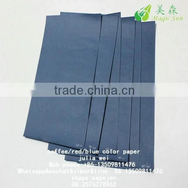 Offset printing blue cardboard industrial paper roll